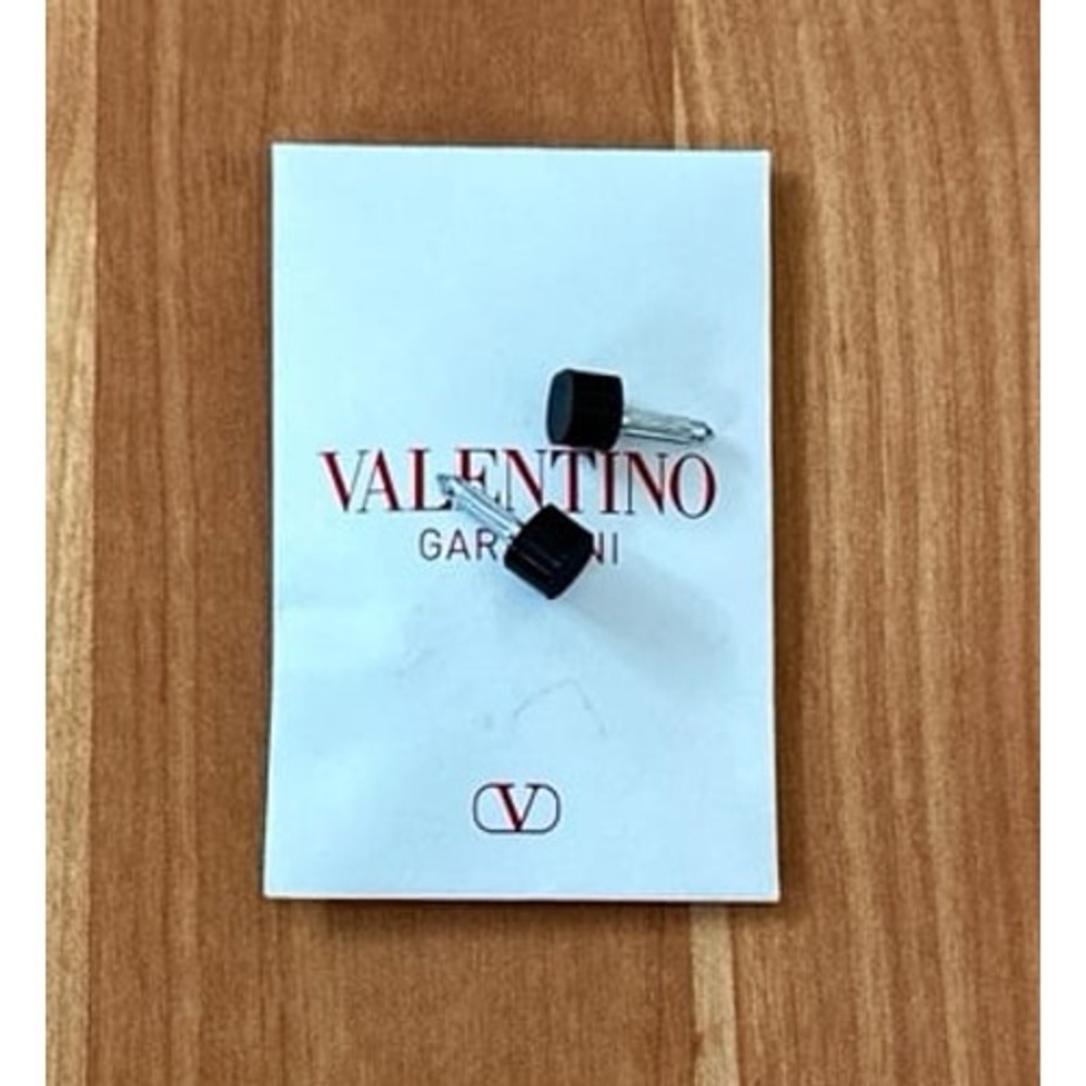 Authentic VALENTINO GARAVANI Black‎ Shoe Repair Stiletto Replacement Heel Tips